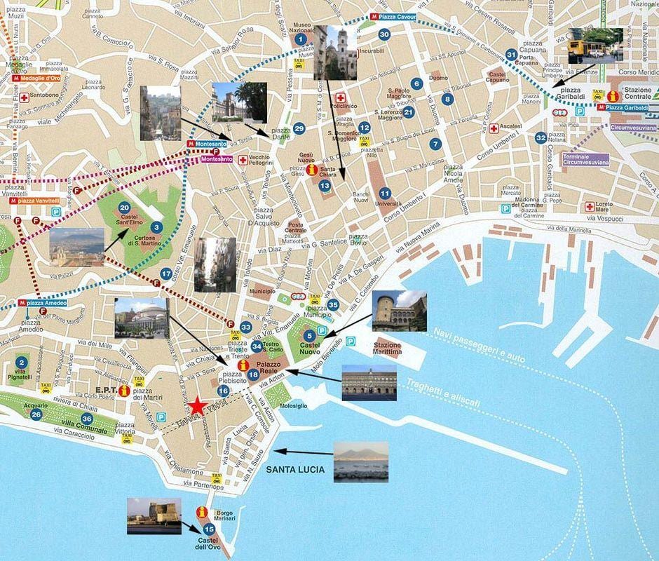 napoli ya italia cruise bandari ramani