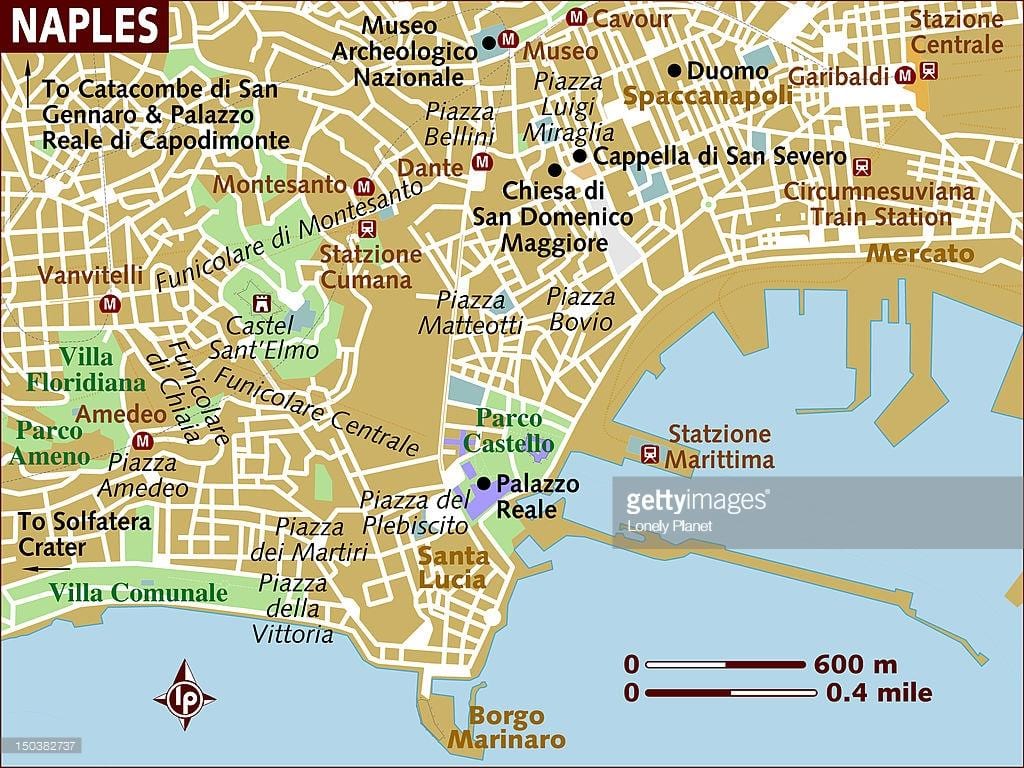 naples ramani ya mji