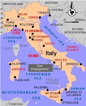 napoli nchini italia ramani
